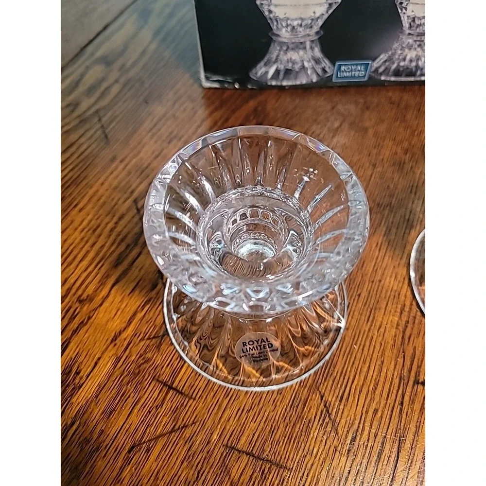 Candle Holders - Royal Limited 3.5 Inch New, Never Used, In Box
